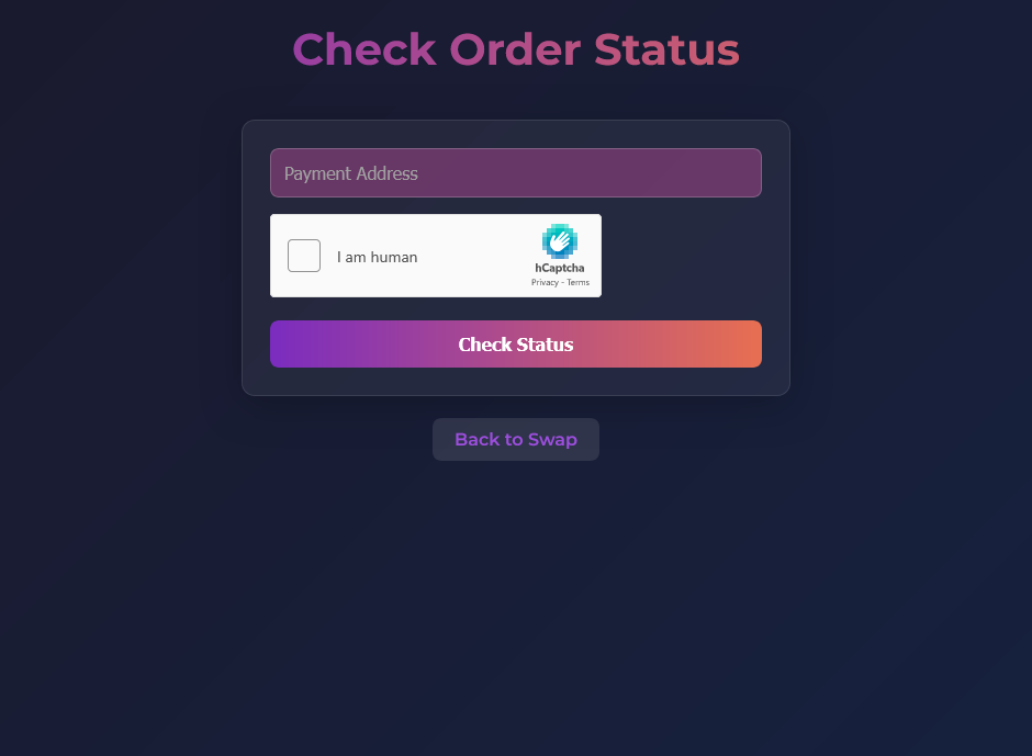 Check Order Status